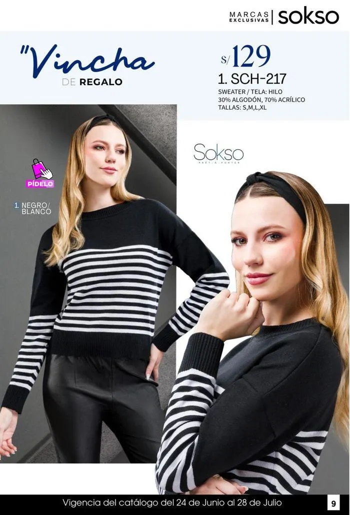 Catalogo de SOKSO TEXTIL & ACCESORIOS 24 de junio al 28 de julio 2024 - Pag 9