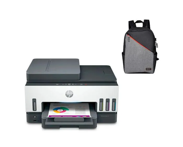 Impresora Multifuncional HP Smart Tank 790 Dúplex 4WF66A + Mochila para Laptop Miray MML-ENL08215B GRATIS