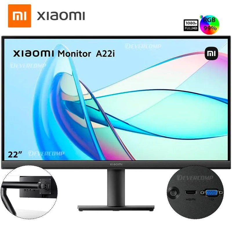 Monitor Xiaomi A22i 22′ Full HD 75Hz HDMI VGA