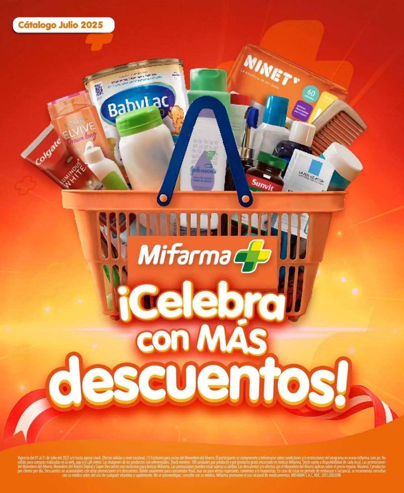 Catalogo de Catálogo Mifarma 1 de julio al 31 de julio 2025 - Pag 1