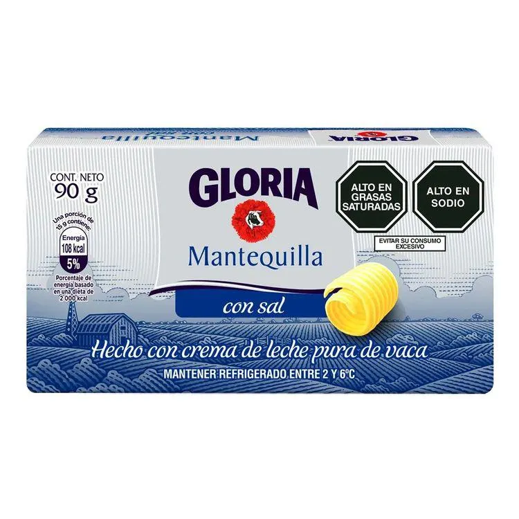 Mantequilla con Sal Gloria 90g