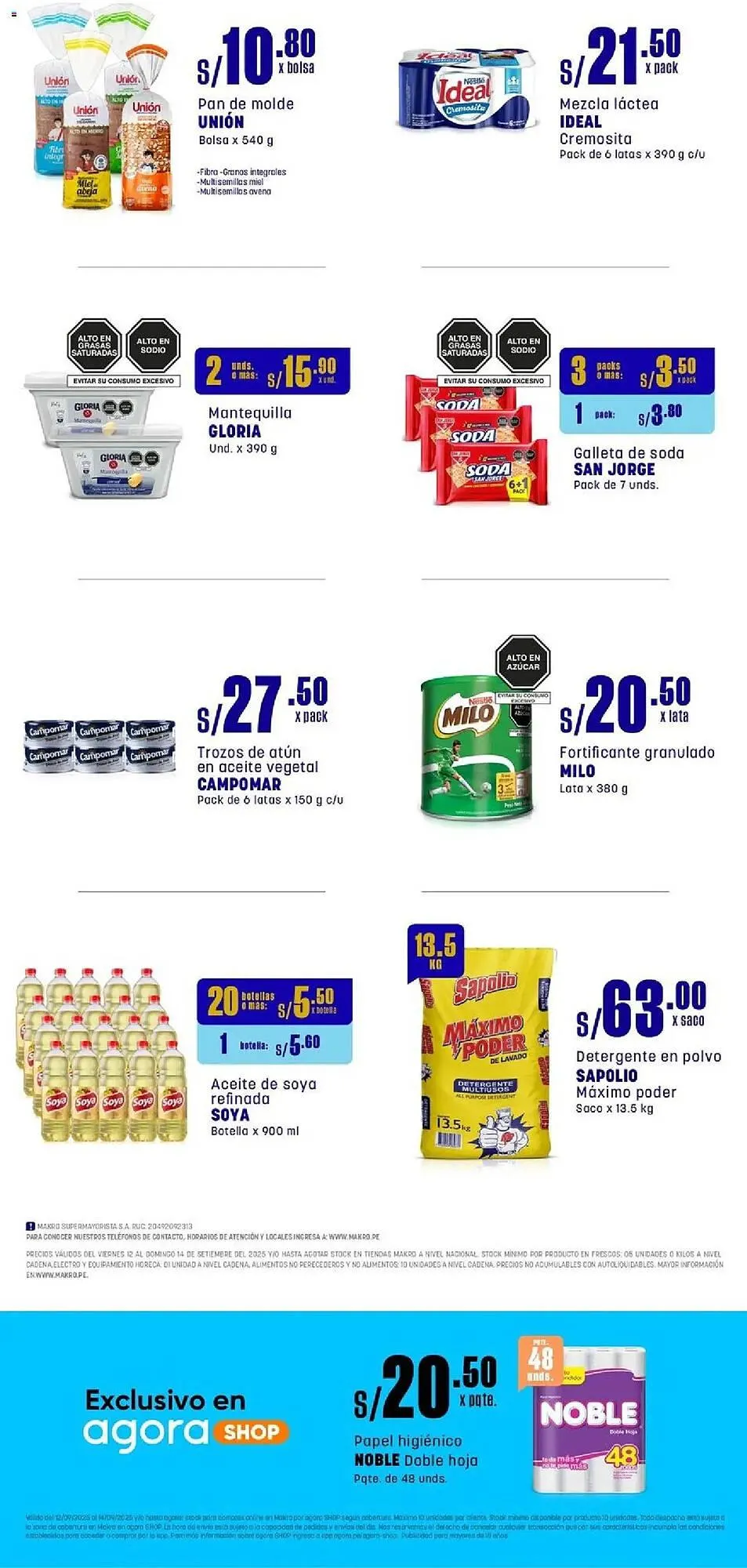 Catalogo de Catálogo Makro 12 de setiembre al 15 de setiembre 2025 - Pag 2