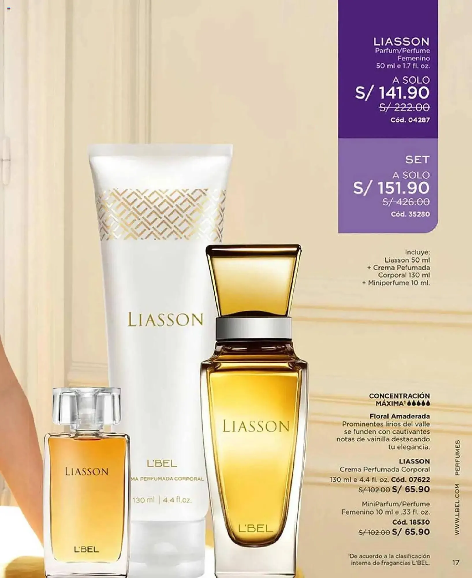 Catalogo de Catálogo L'Bel 25 de setiembre al 30 de noviembre 2025 - Pag 17