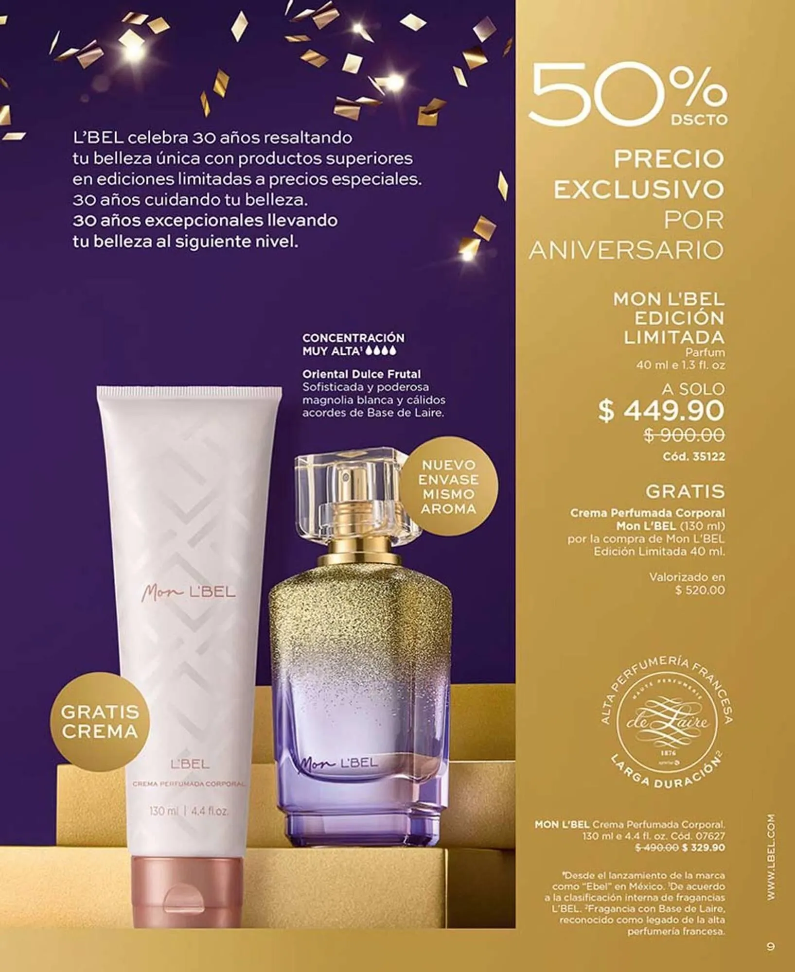 Catalogo de Catálogo L'Bel 23 de julio al 9 de agosto 2025 - Pag 9