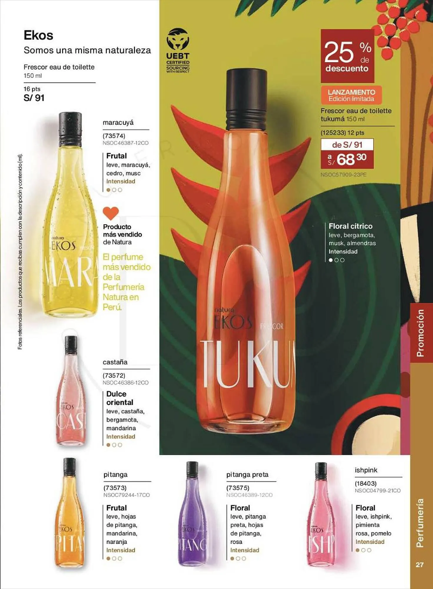 Catalogo de Catálogo Natura 5 de setiembre al 14 de setiembre 2023 - Pag 27