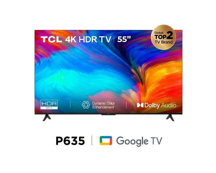 Televisor TCL Smart TV 55" 4K UHD 55P635