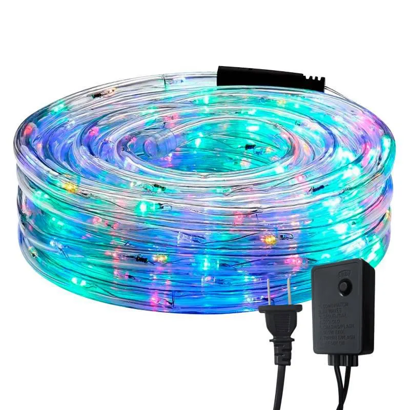 Manguera Tira Luces Led Navidad 10 Metros Impermeable Multicolor