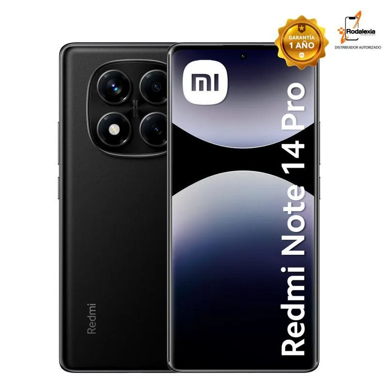 XIAOMI REDMI NOTE 14 PRO 4G 8+256GB COLOR NEGRO MEDIANOCHE