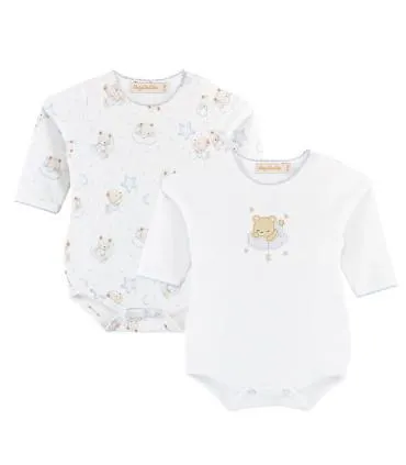 Pack de 2 Bodies de 100% Algodón Pima | Colección Sleep Tigh Bear