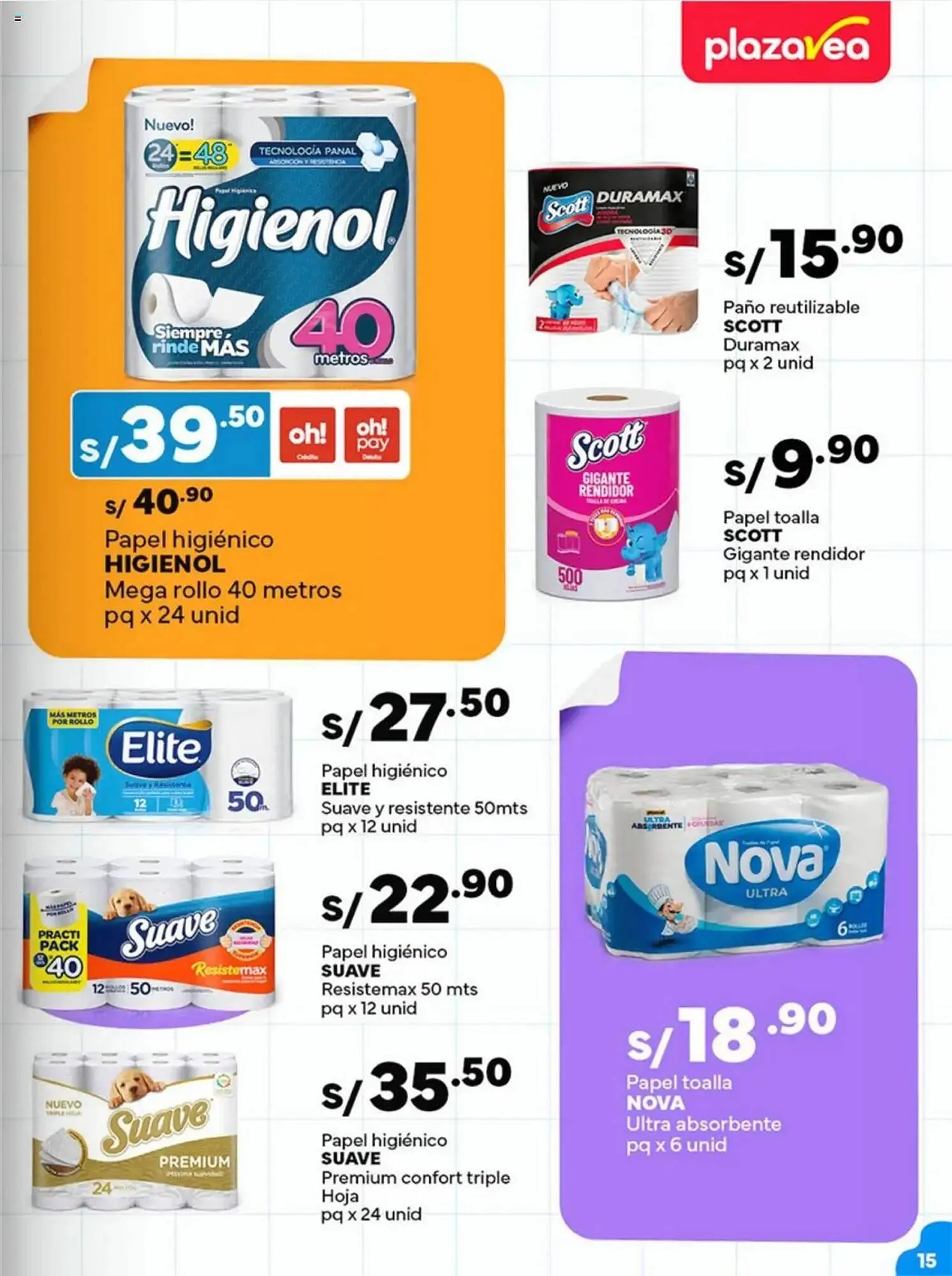 Catalogo de Catálogo Plaza Vea 3 de marzo al 30 de marzo 2025 - Pag 15