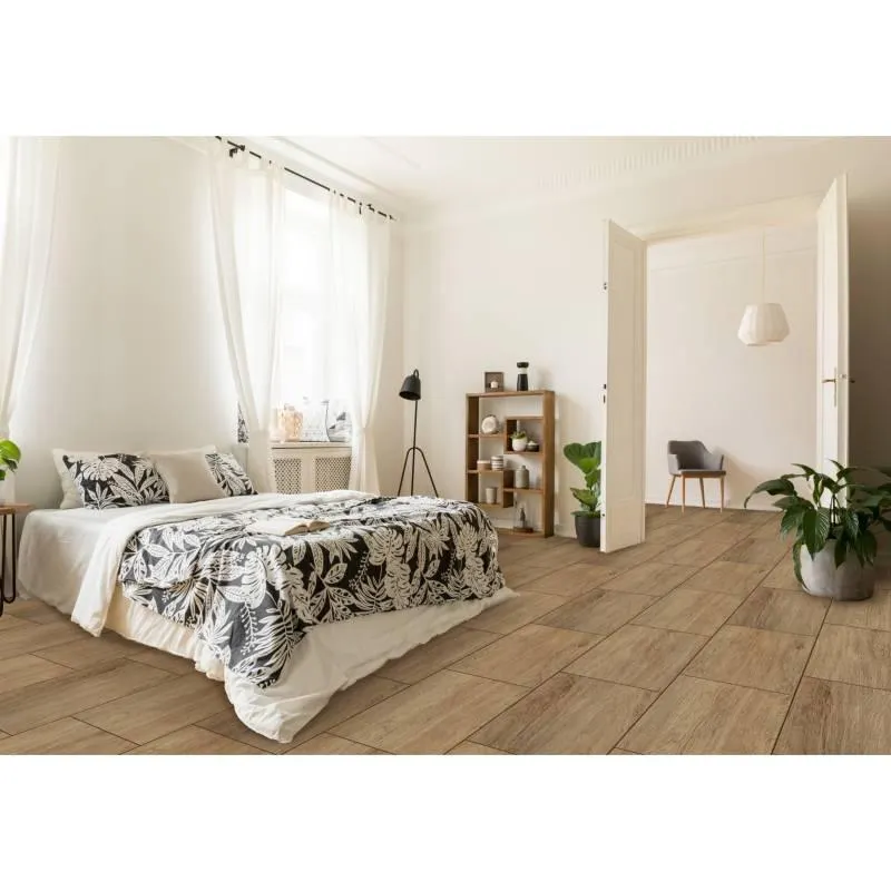 Cerámica Maderada Liberty Natural Marrón 30x60cm 1.44m2