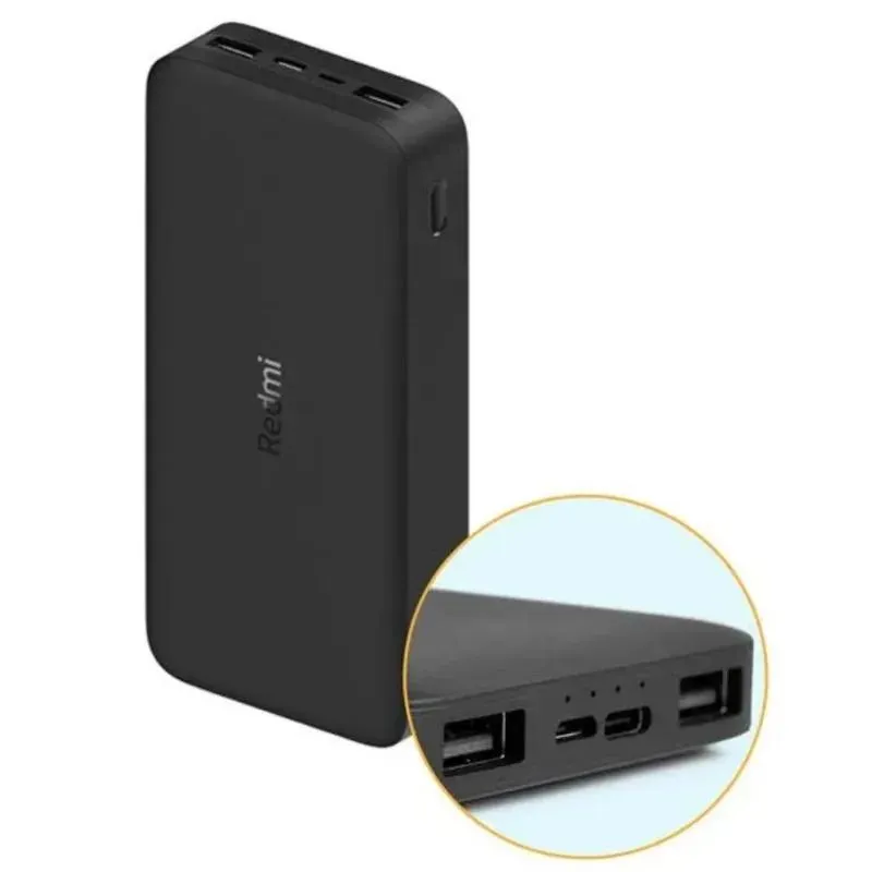 Cargador Portátil Xiaomi Redmi 20000mAh 18W Fast Charger Negro