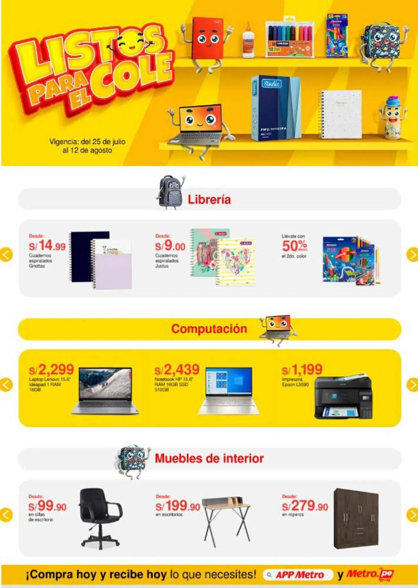 Catalogo de Catálogo Metro 25 de julio al 12 de agosto 2024 - Pag 1