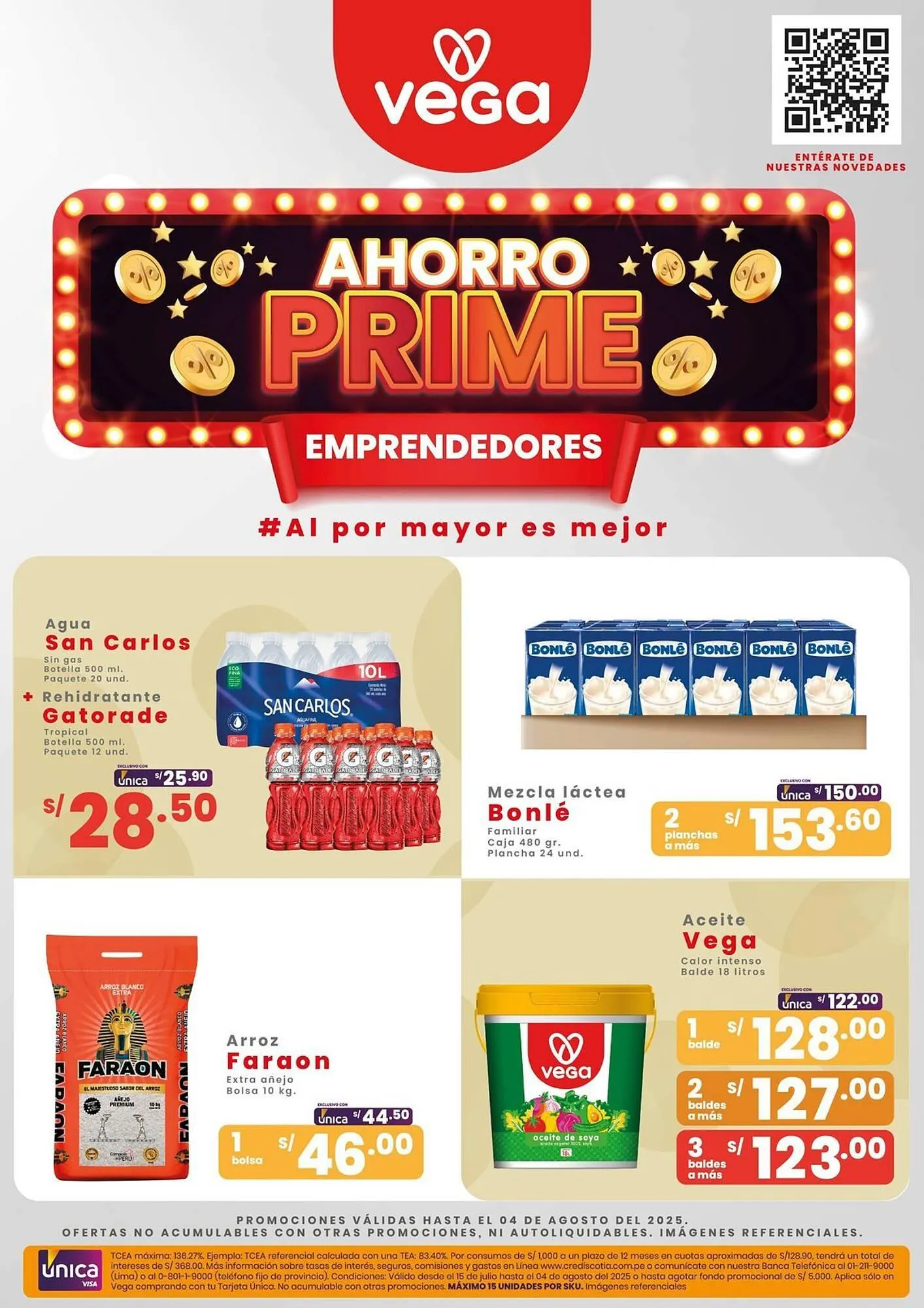 Catalogo de Catálogo Vega 15 de julio al 4 de agosto 2025 - Pag 1