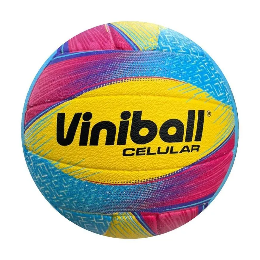 Pelota De Vóley Viniball Celular Amarillo/Azul