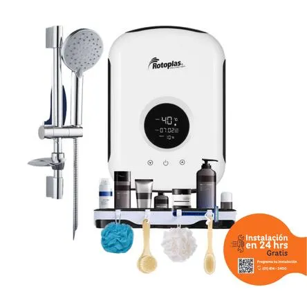 Rapiducha Rotoplas Sensation Max 5500W Blanco