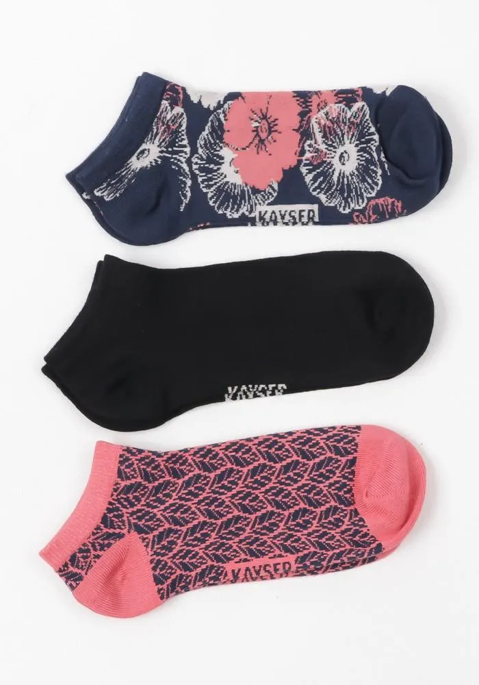 TRIPACK MEDIAS MUJER BAMBÚ ROSADO - 99MP3121