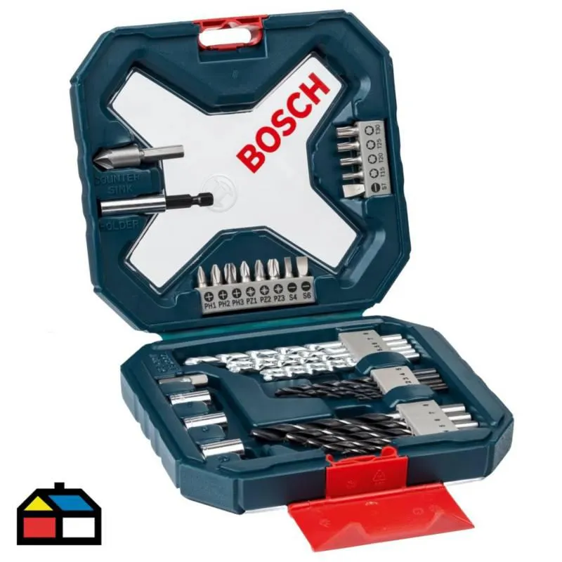 Set de Accesorios Puntas y Brocas X-Line 34 Piezas Bosch