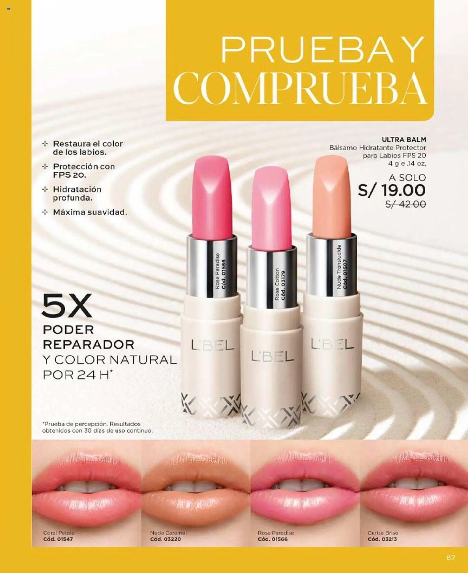 Catalogo de Catálogo L'Bel 28 de enero al 17 de febrero 2024 - Pag 87