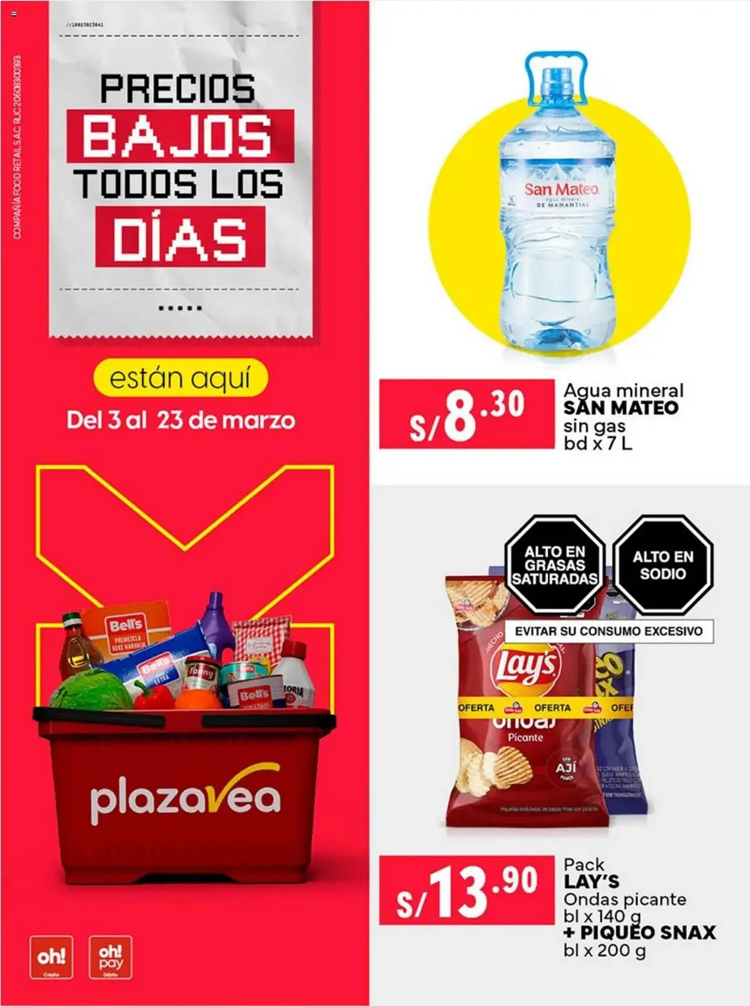 Catalogo de Catálogo Plaza Vea 3 de marzo al 23 de marzo 2025 - Pag 1