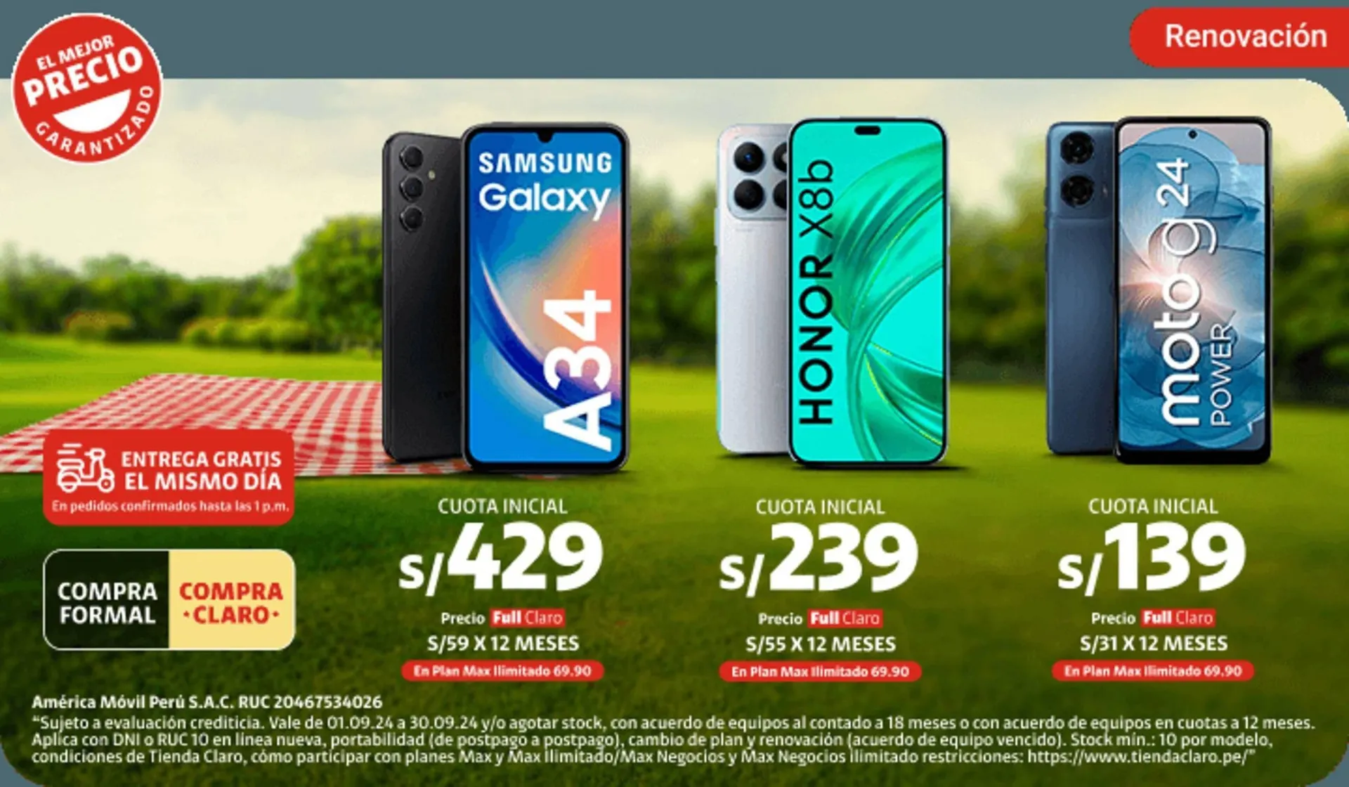 Catalogo de Catálogo Claro 4 de setiembre al 30 de setiembre 2024 - Pag 1