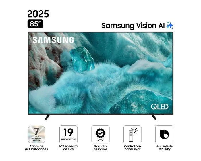 Televisor Samsung Smart TV 85" QLED 4K UHD Vision AI QN85Q7FAAGXPE