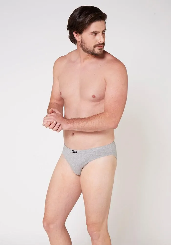 SLIP CABALLERO 91.01 ALGODÓN GRIS
