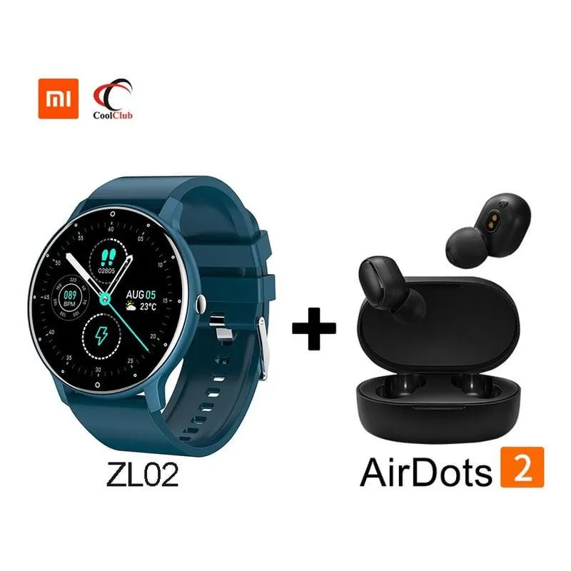 Auriculares bluetooth xiaomi airdots2 y reloj inteligente zl02d.