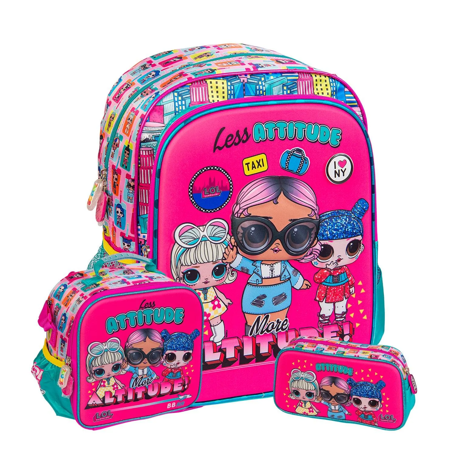 Set Maleteria 23 Scool Magic Lol Set Moch 2Bol Eva 3D