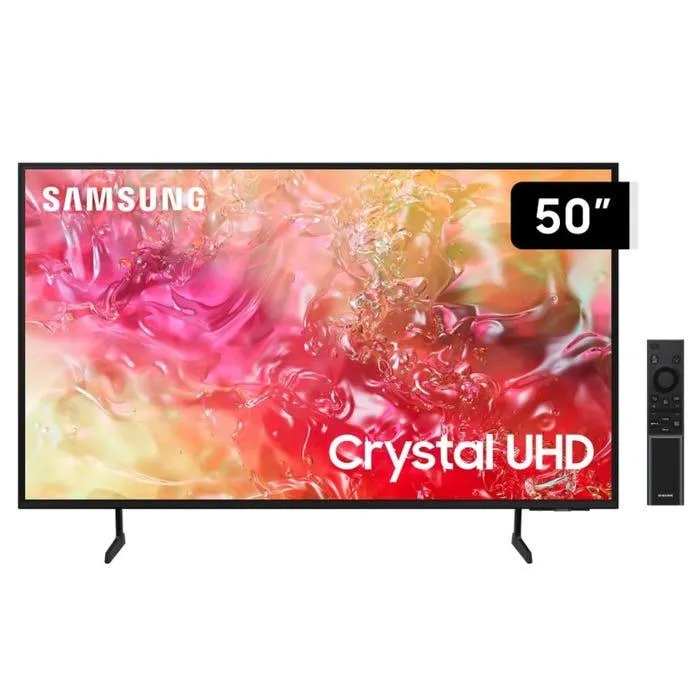 TV Samsung 50" LED Crystal 4K UHD Tizen DU7000 (2024)