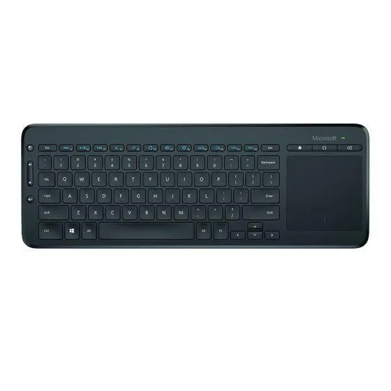 Teclado Microsoft All in One Media Keyboard N9Z-00004 Inalámbrico