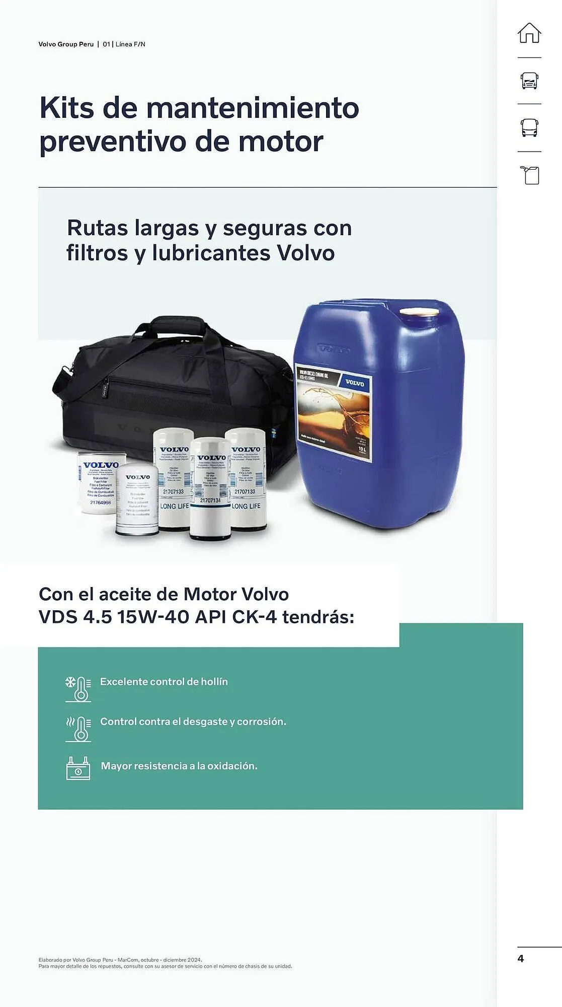 Catalogo de Catálogo Volvo 29 de octubre al 31 de diciembre 2024 - Pag 4