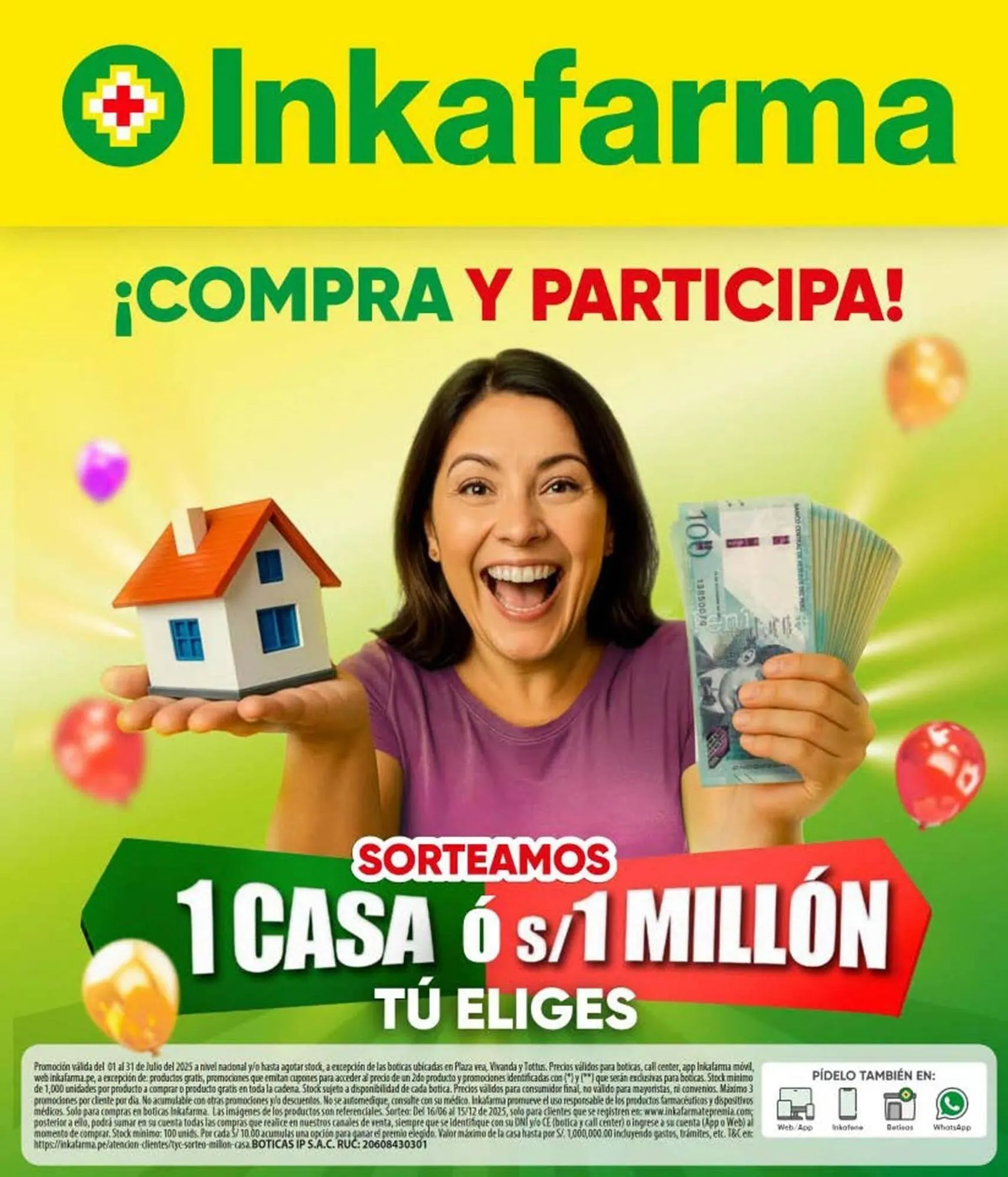 Catalogo de Catálogo InkaFarma 4 de julio al 31 de julio 2025 - Pag 1