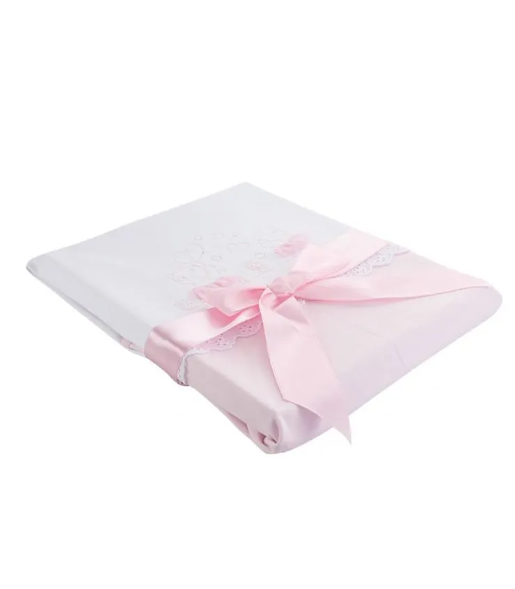 Manta Reversible de 100% Algodón Pima | Colección Honey Boo Pink