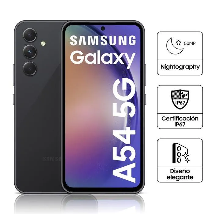Celular Samsung Galaxy A54 5G 6GB 128GB Negro