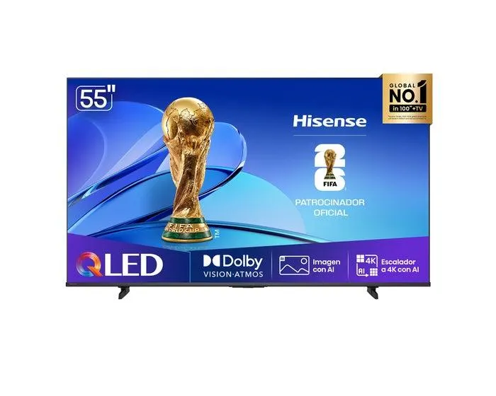 Televisor Hisense Smart TV 55" QLED 4K UHD 55Q6QV