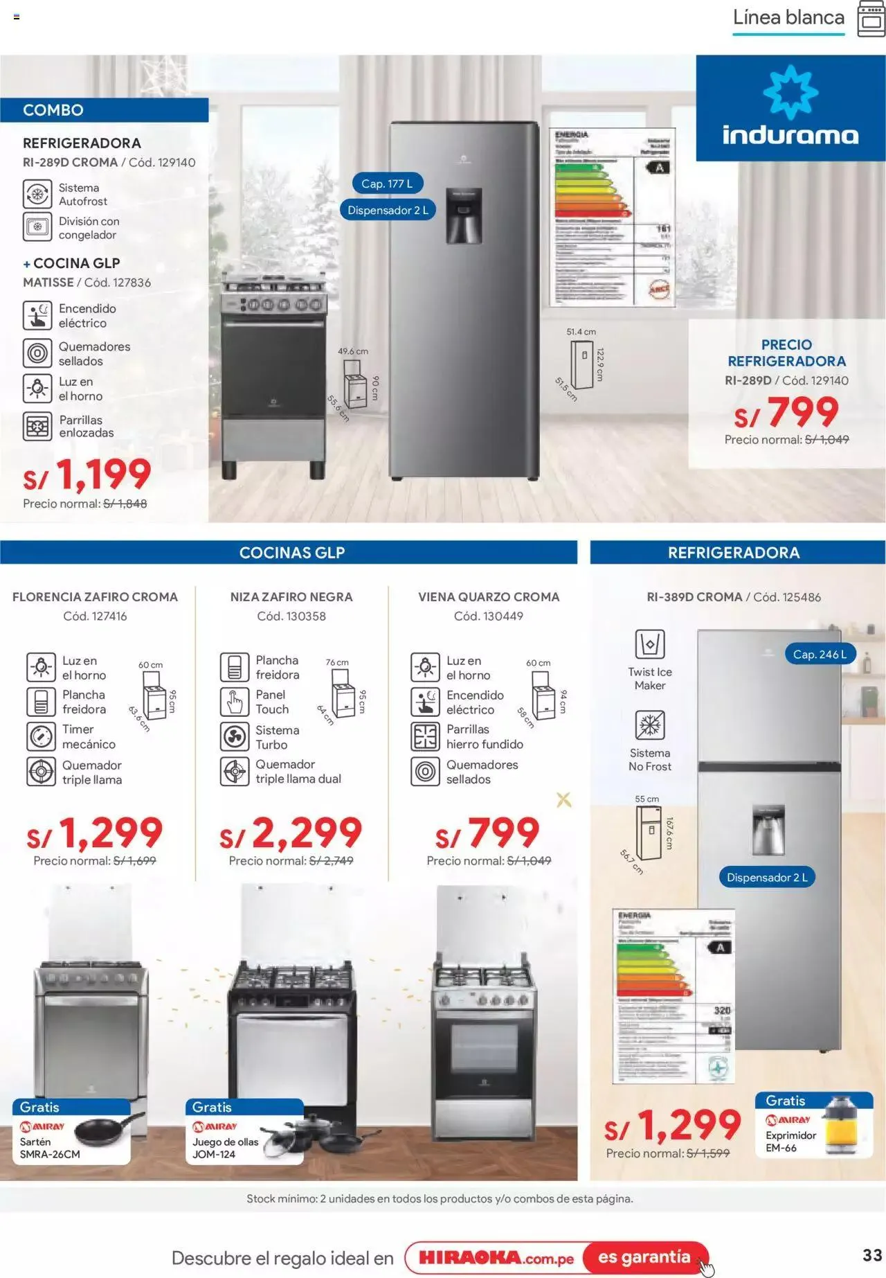 Catalogo de Catálogo Hiraoka 12 de diciembre al 31 de diciembre 2023 - Pag 33