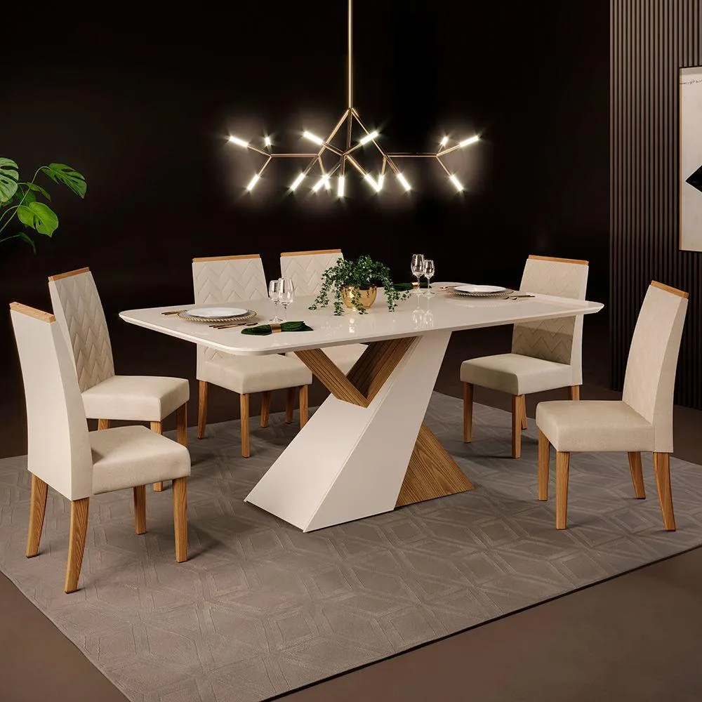 Juego de Comedor Carlota 6 Sillas