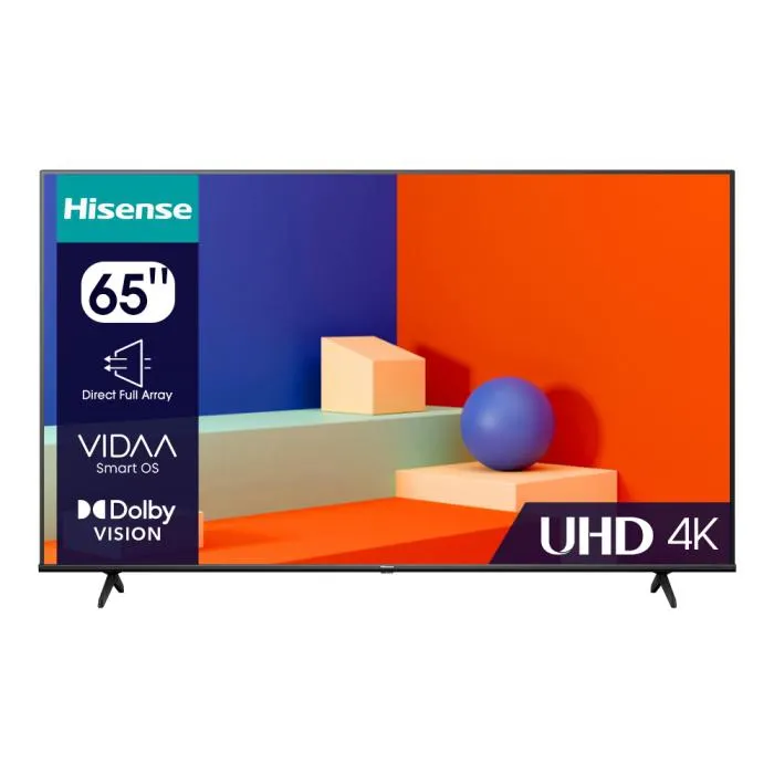 TV Hisense 65'' UHD 4K Vidaa Dolby Vision 65A6K 2023