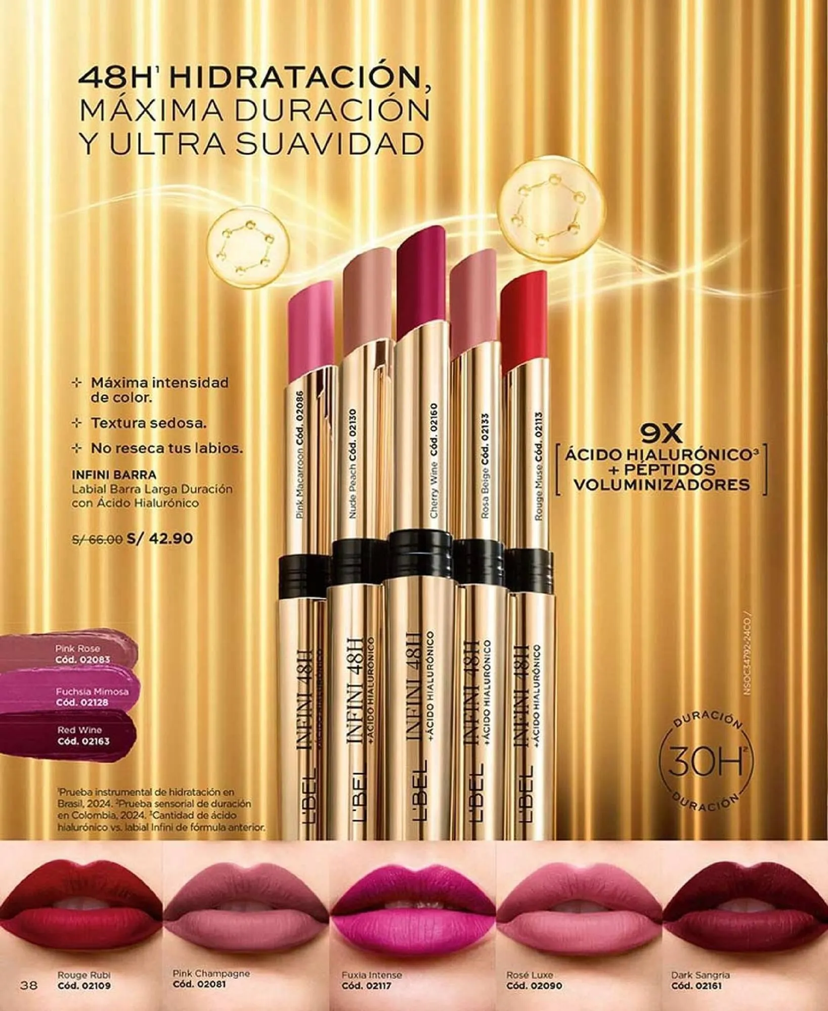 Catalogo de Catálogo L'Bel 12 de febrero al 28 de febrero 2026 - Pag 38