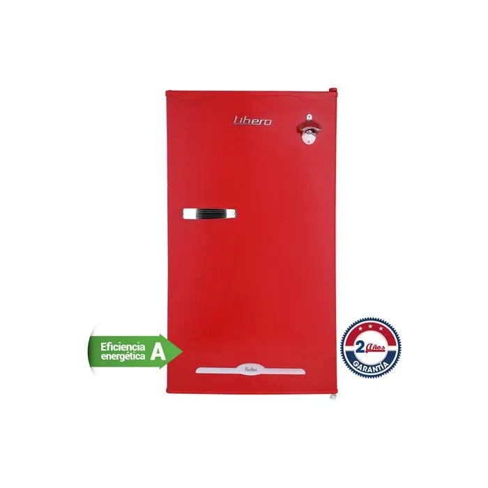 Frigobar Libero Retro LFB-90R 91LT Rojo