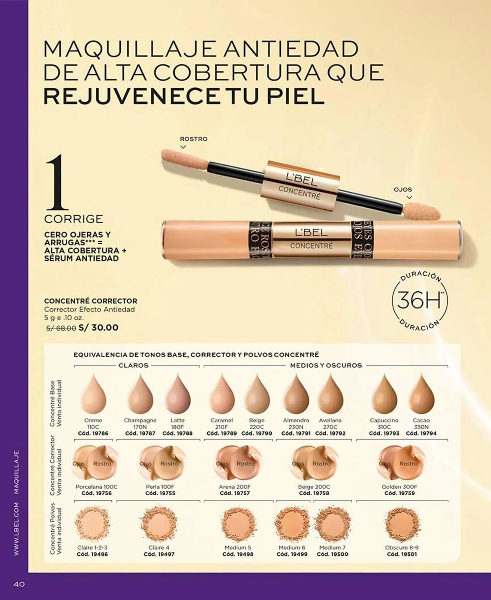 Catalogo de Catálogo L'Bel 1 de enero al 22 de enero 2025 - Pag 40