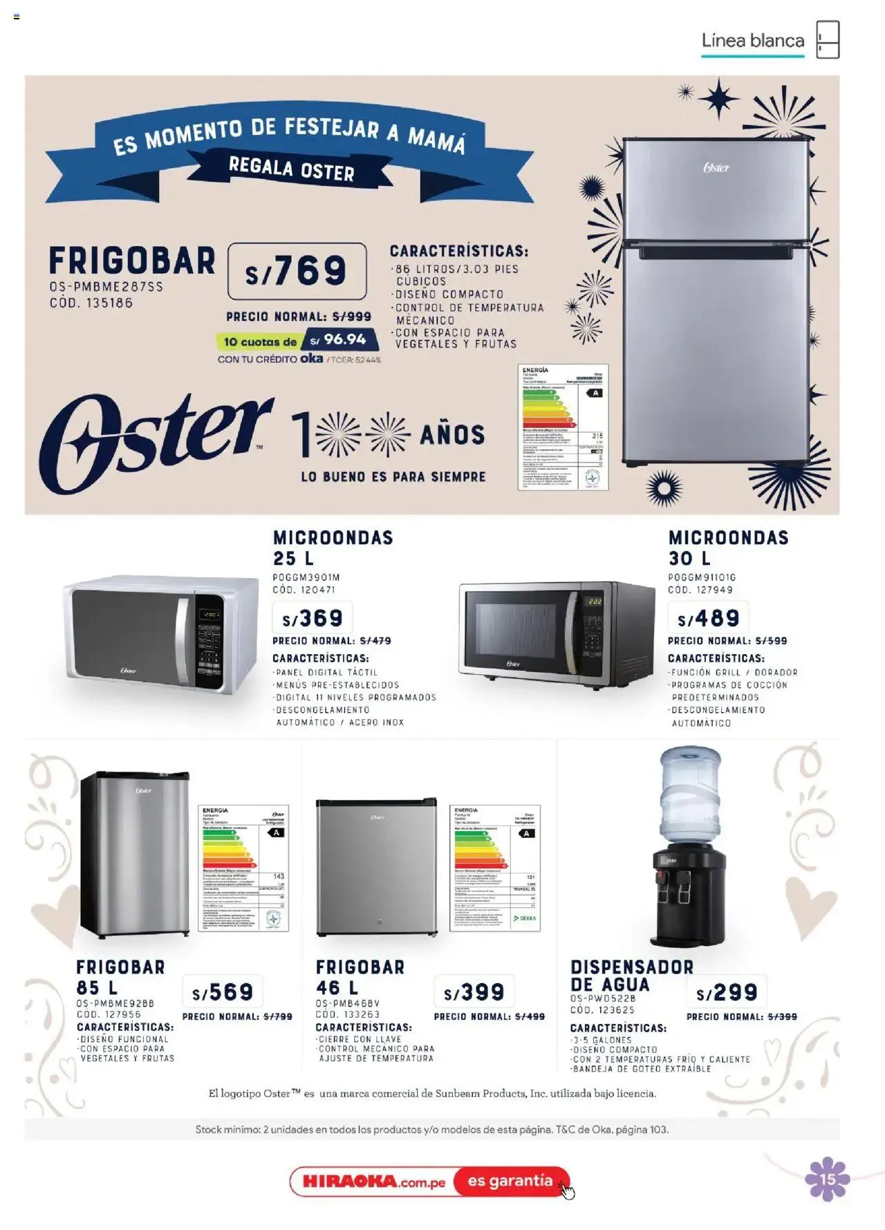 Catalogo de Hiraoka - Guia dia de la madre 26 de abril al 18 de mayo 2025 - Pag 15