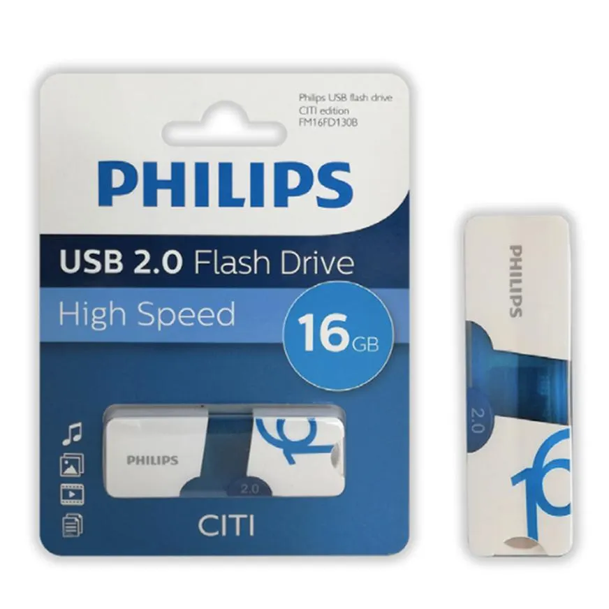 Memoria Usb 16Gb Philips 3.0 Eject Fm16Fd65B