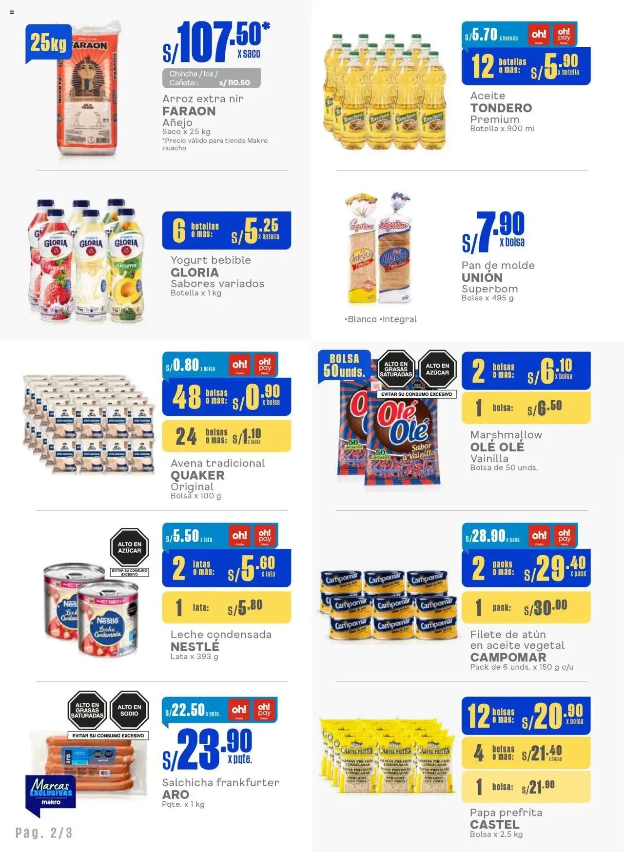 Catalogo de Catálogo Makro- digital tiendas basicas 15 de agosto al 28 de agosto 2024 - Pag 2