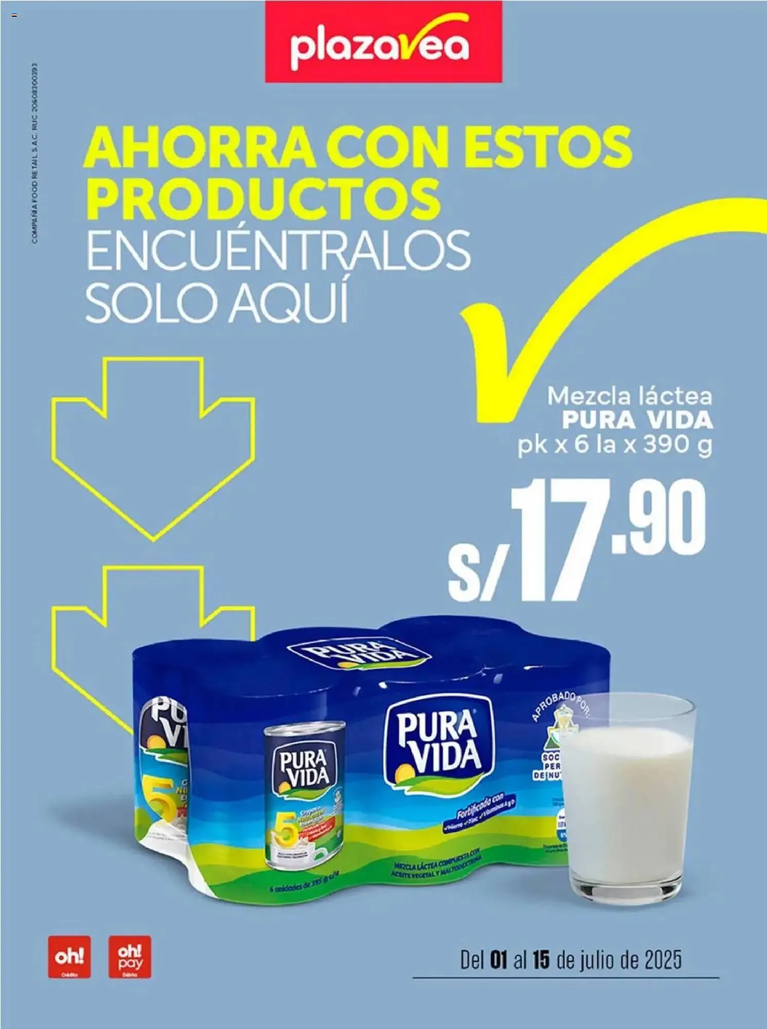 Catalogo de Catálogo Plaza Vea 1 de julio al 15 de julio 2025 - Pag 1