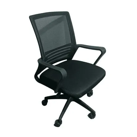 Silla de oficina giratoria Niza Negro Orange