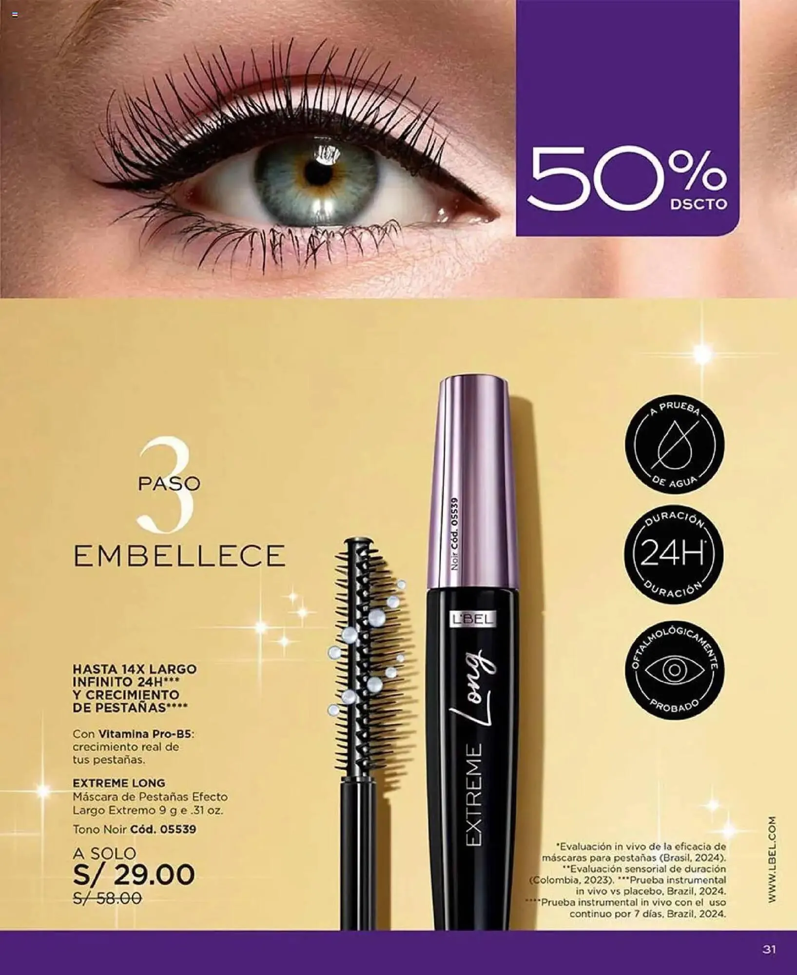 Catalogo de Catálogo L'Bel 18 de diciembre al 8 de enero 2025 - Pag 31