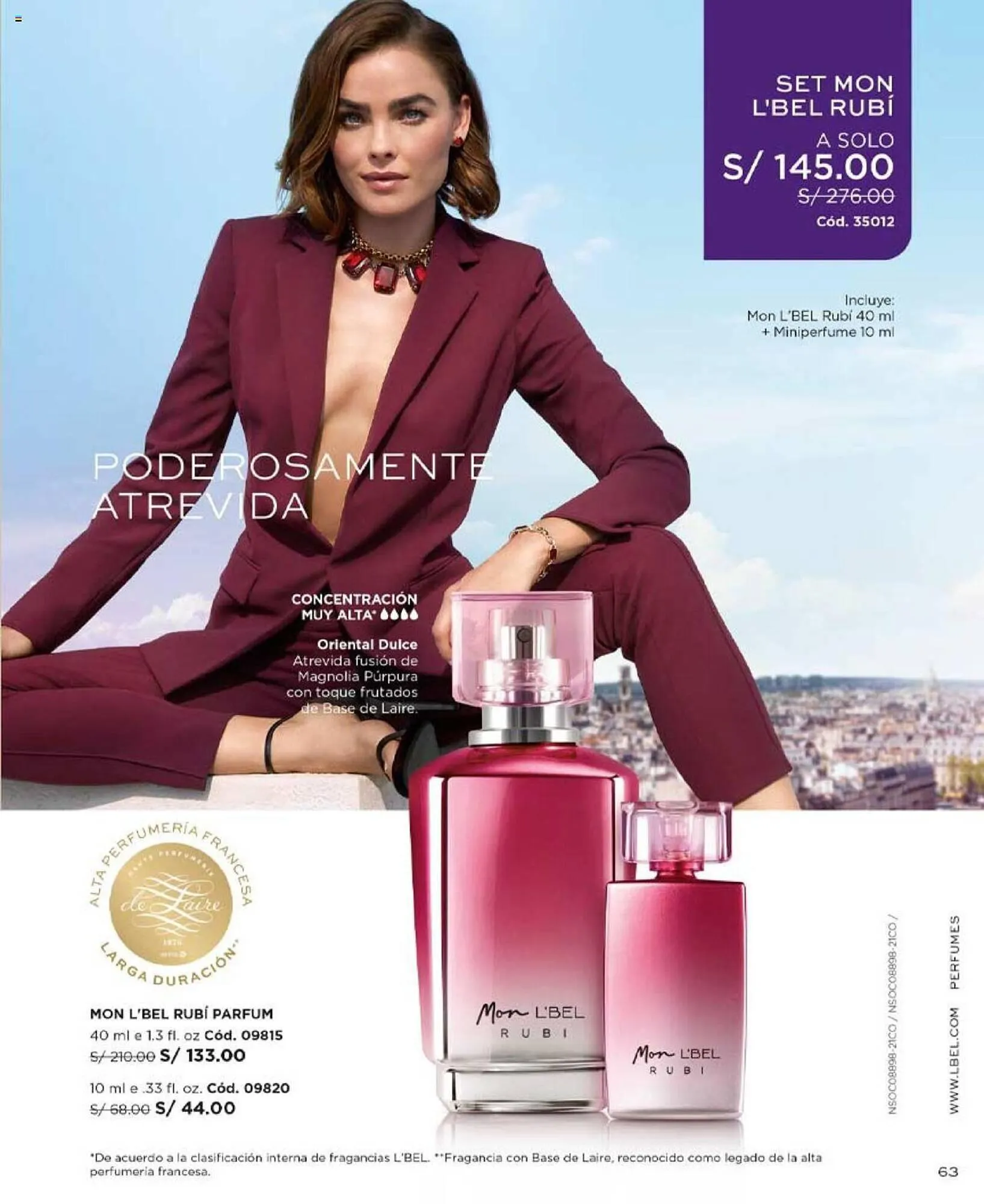 Catalogo de Catálogo L'Bel 28 de enero al 17 de febrero 2024 - Pag 63