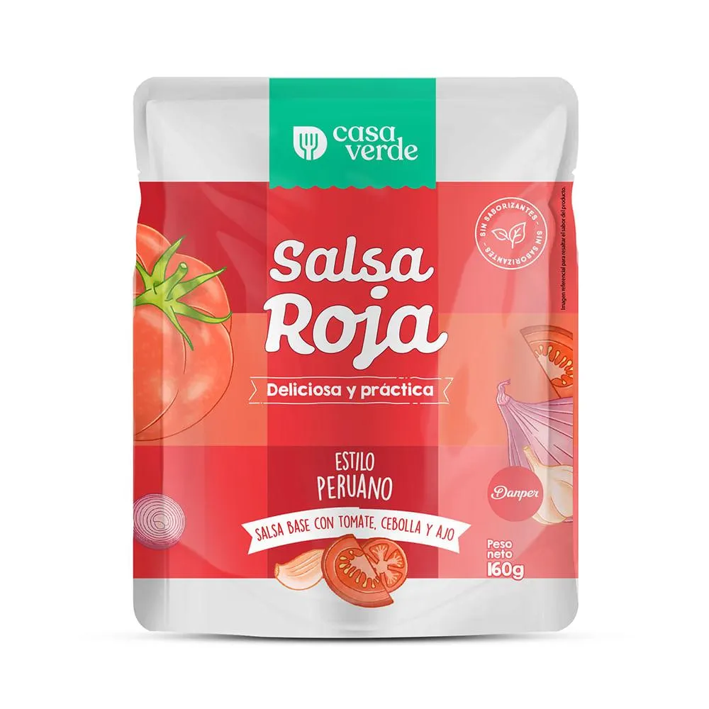 Salsa Roja Casa Verde Doypack 160 g